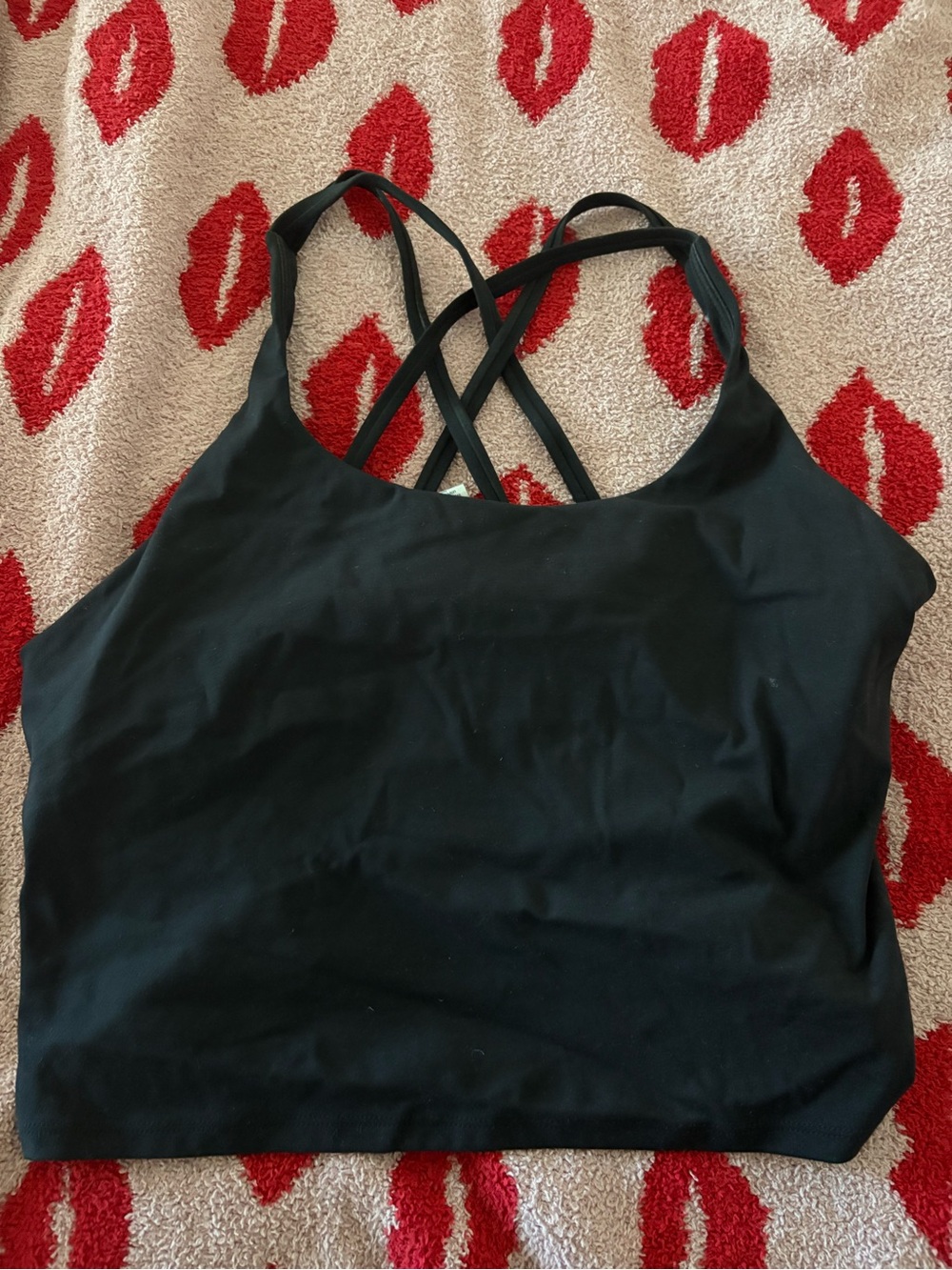 Target Black Crisscross Sports Bralette